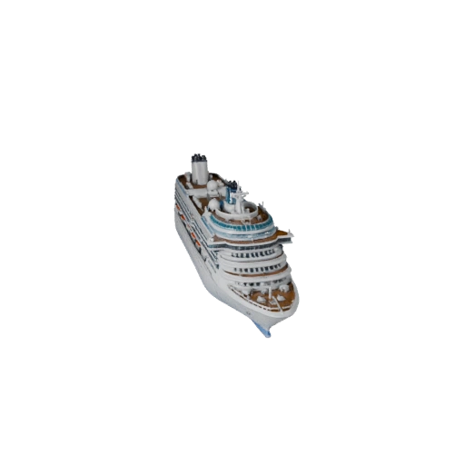 Kreuzfahrtschiff 3D-Modell für Unreal Engine - Spielbereites Asset