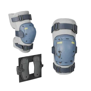 Modular Training Knee Pads 3D Asset for Kit Builds