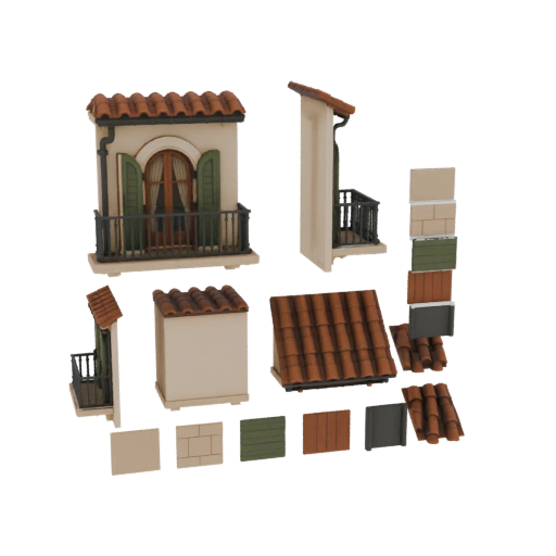Mediterranean Balcony Building Kit