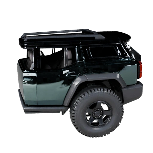 Todoterreno de Alto Poligonaje 3D para Renders de Estudio, Activo PBR