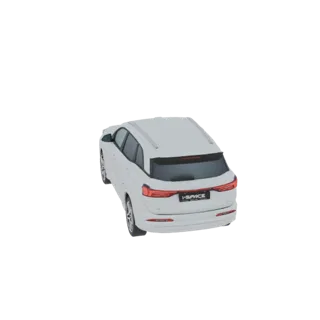White SUV 3D Model