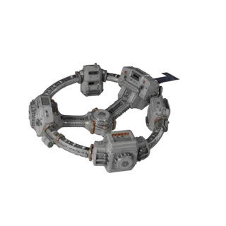 Research Habitat Module 3D Asset for Casual Engines