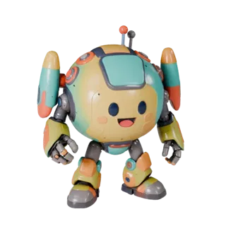 Stylized Robot Style Mascot | Game Engine PBR Asset Pack