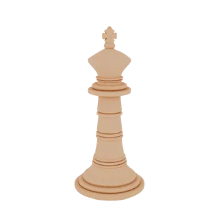 Classic Chess King 3D Model