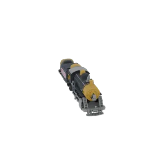 Locomotora de Vapor Clásica Negra Modelo 3D