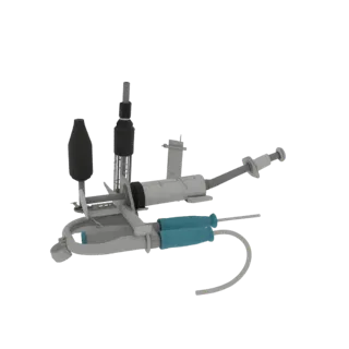 Emergency Syringe Model 3D Sim Asset for Studio Use