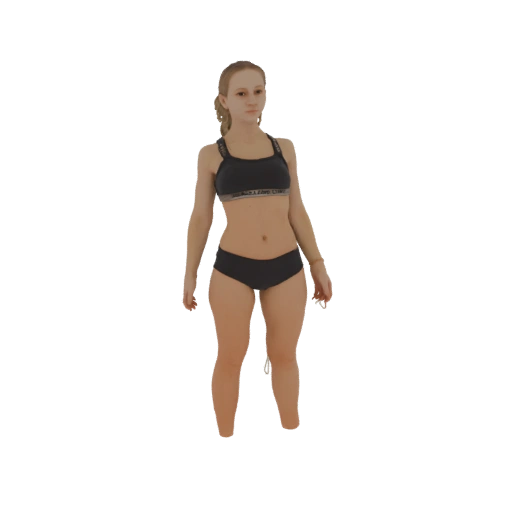 Woman in Sportswear 3D Model