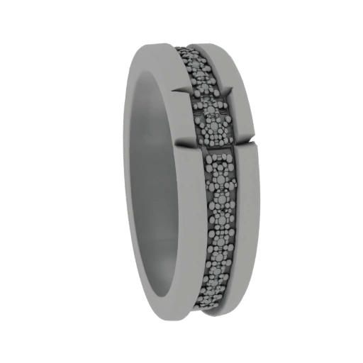 Stacking Cocktail Ring 3D Asset for Studio Catalogs
