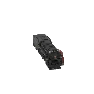 Modelo Locomotora Vapor Negra