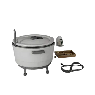 Modern Laundry Basket 3D Layered Asset for Builders