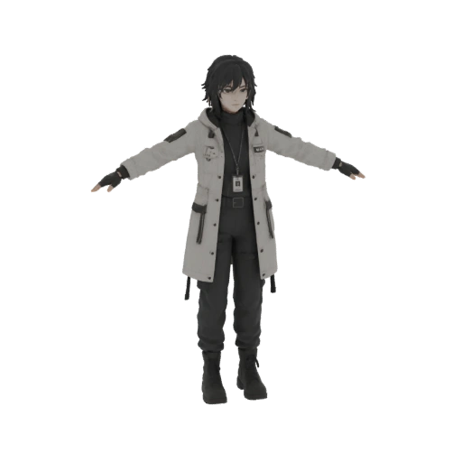 Sci-Fi Agent 3D Model