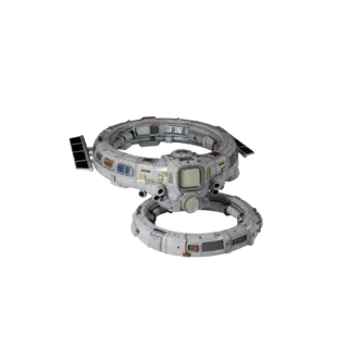 Deep Space Docking Hub 3D Asset for Realtime Levels
