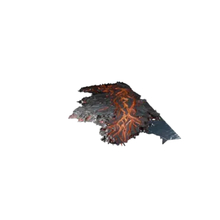 Lava Stream Terrain Unreal 3D Asset for Realtime Builds