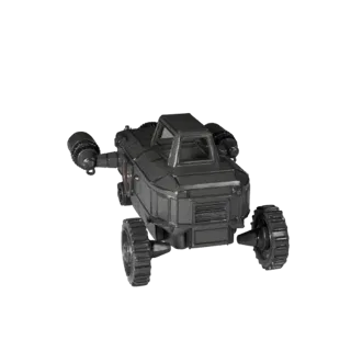 Printable Lunar Cargo Rover STL 3D Model - Display