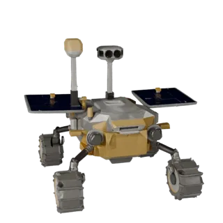 Lunar Planetary Rover 3D Asset for Realtime Levels