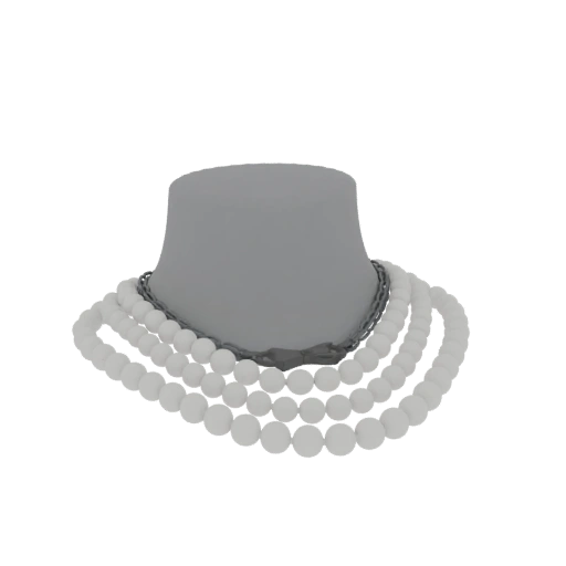 Collana di Perle a Strati Asset 3D per Cataloghi Studio