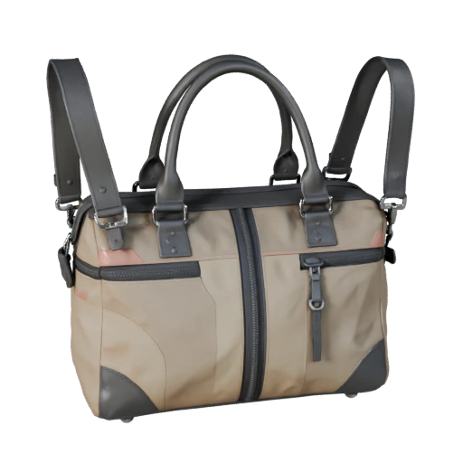 Casual Tote Handbag 3D Game Asset for Indie Levels