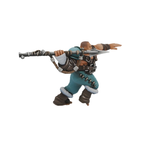 Fantasy Hunter with Spear