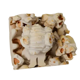 Realistic Popcorn 3D Model for Cinematic Animation