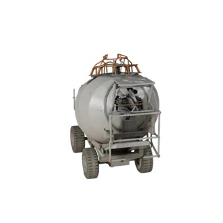 Heavy Duty Concrete Mixer 3D Sim Asset for Studio Use