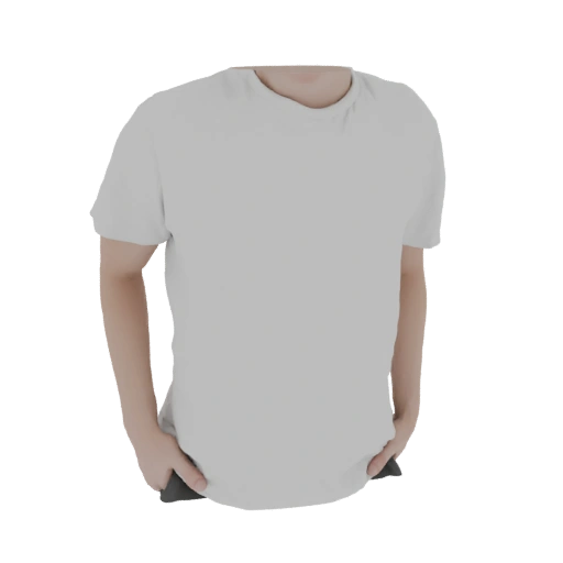 Plain T-Shirt 3D Model
