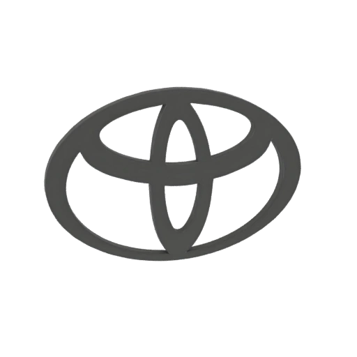 Toyota Logo 3D Model