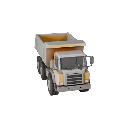 Dump Truck 3D Asset for Unity and Realtime Engines