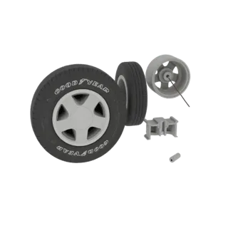 Goodyear Tire and Rim Assembly 3D Model