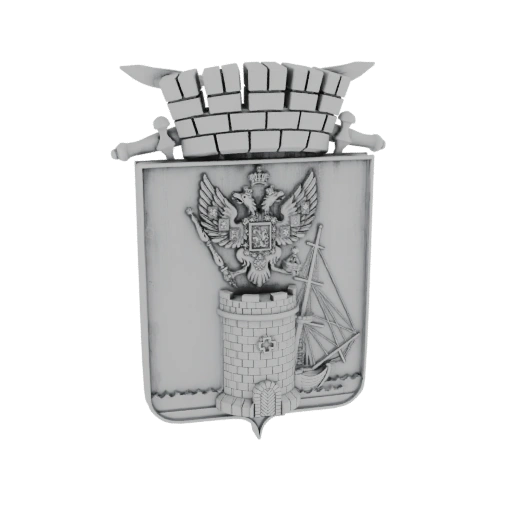 Coat of Arms of Sevastopol 3D Model