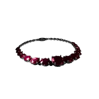Stylized Ruby Necklace 3D Asset for Casual Engines