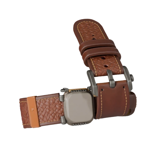 Cinturino Intrecciato Asset 3D per Motori di Gioco Casual