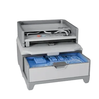 Detailed Home Office File Tray 3D Asset for Studio