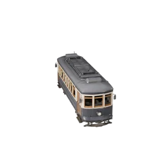 Tram d'epoca 3D Model per Unity - Asset in tempo reale
