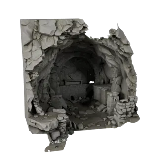 Cave Chamber Module Unreal 3D Asset for Realtime Builds