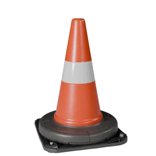 Emergency Safety Cone 3D Asset for Engineering Sim