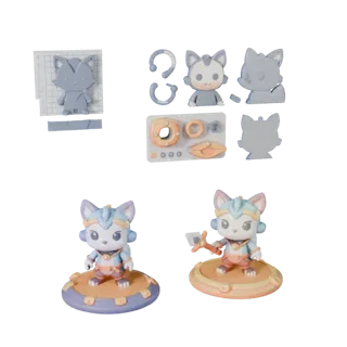 Modular Fantasy Animal Mascot | Kitbash Asset Pack