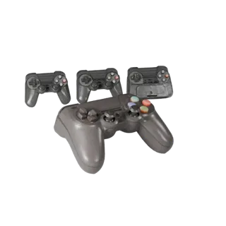 Retro Controller 3D AR Asset for WebGL Browser Use