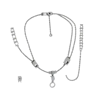 Product Bridal Necklace Set 3D Studio Render Asset