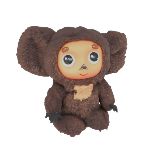 Cheburashka Plush Toy 3D Model