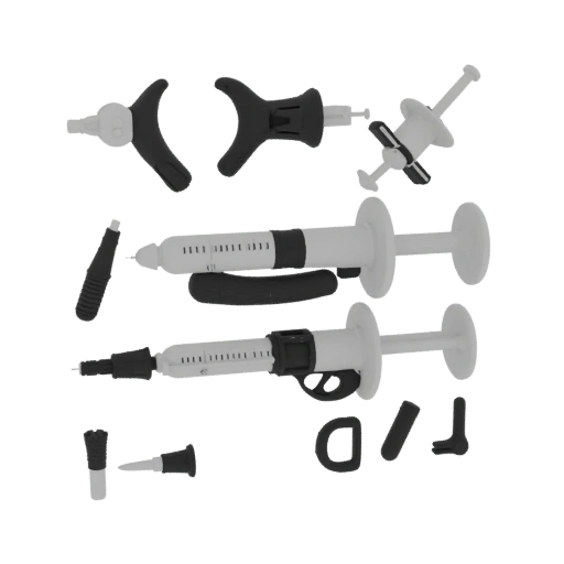 Emergency Syringe Model 3D AR Asset for Online Use
