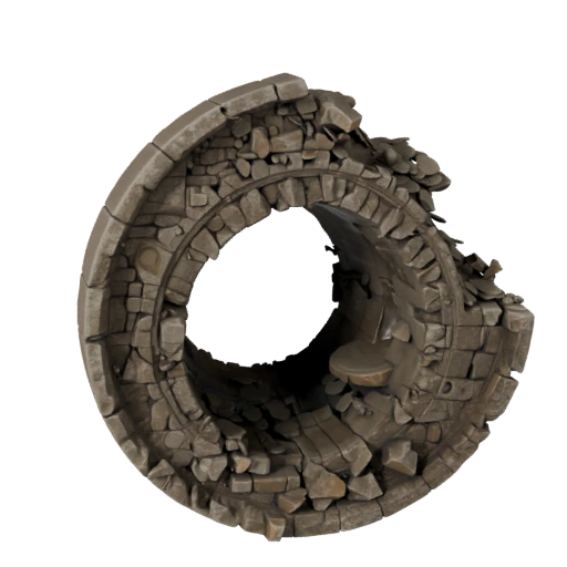Buried City Gateway Unreal 3D Asset for Realtime Builds