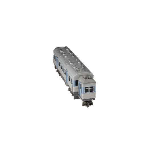 Personenzug 3D-Modell für Blender & Spiele - Realistisch