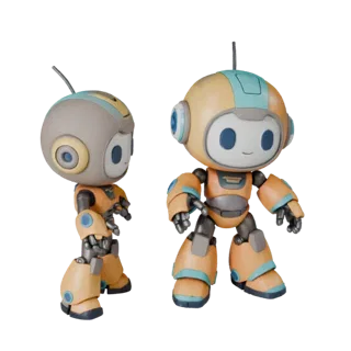 Realistic Sports Robot Mascot | Scene Composition Asset