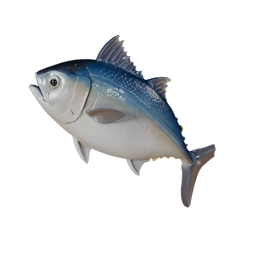Hohe Poly Thunfisch 3D-Modell - Detailliertes STL-Asset für den Druck | PBR