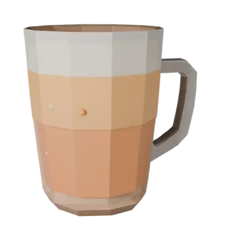 Smoothie Tea Mug 3D Game Asset for Realtime Engines