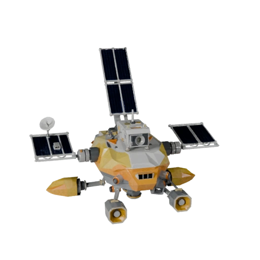 Research Space Probe 3D Realtime Asset for Engines