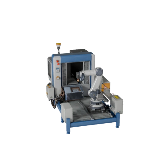 Celda Robótica Automatizada Lista para Simulación Activo 3D
