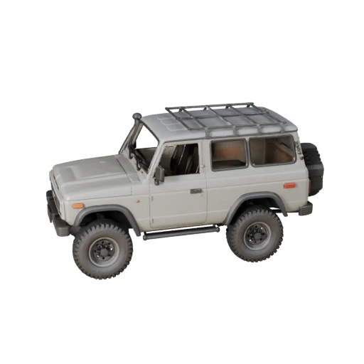 Modelo 3D de SUV Off-Road Vintage para Unity - Asset em Tempo Real