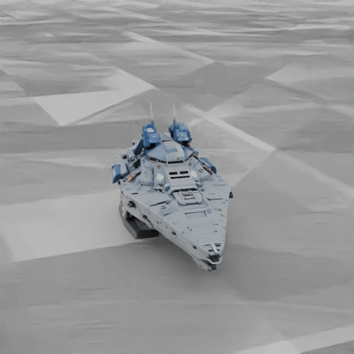 Venator-class Star Destroyer with Blue Accents