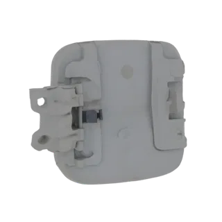 Charnière de trappe à carburant en plastique gris